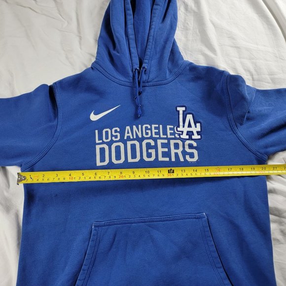 Nike Los Angeles Dodgers Adults Medium Blue Pullover Hoodie Sweater Baseball - Picture 9 of 12